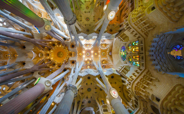 El sostre de la Sagrada Famlia