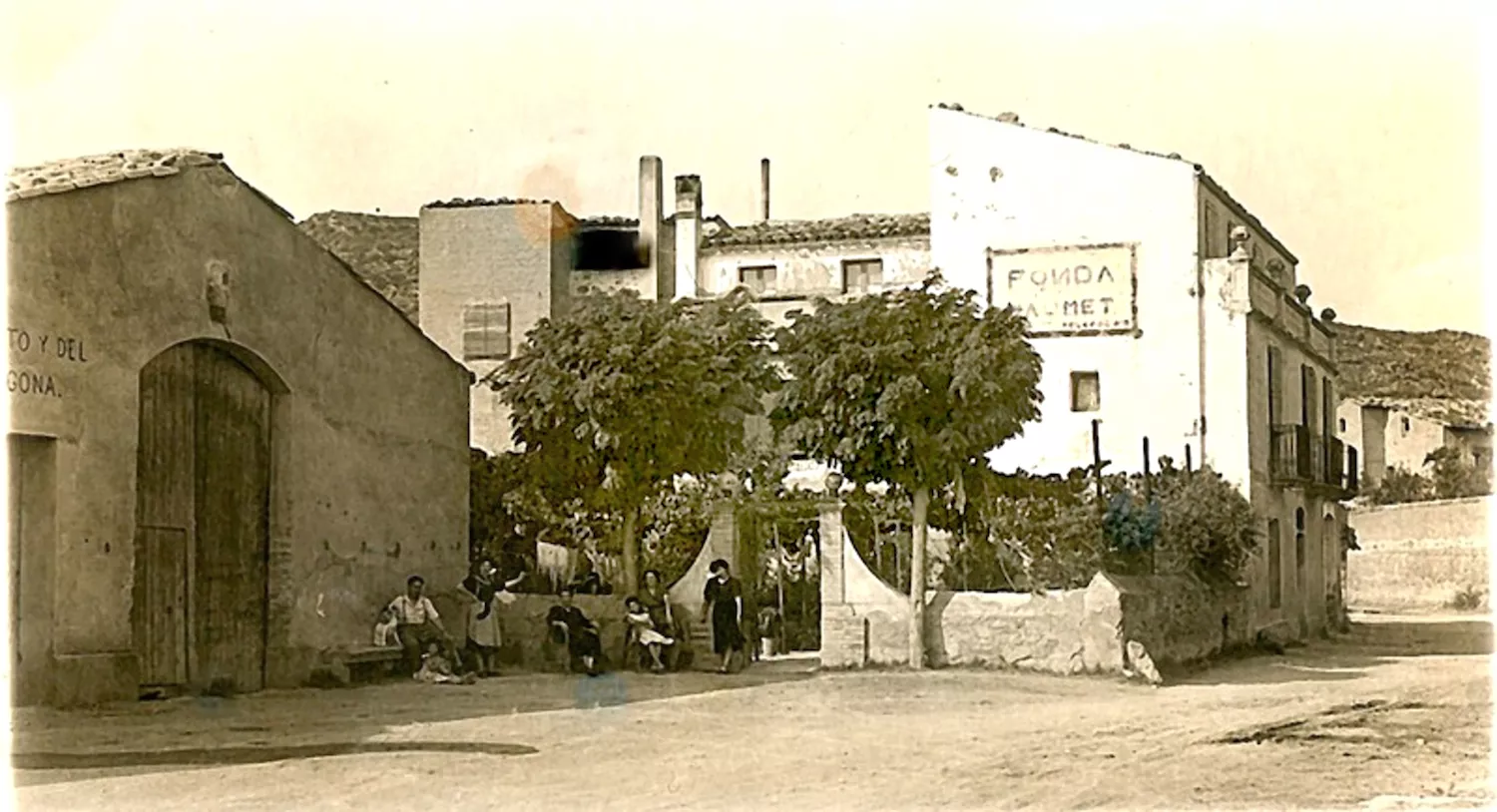 Exterior de l’Hostal Jaumet, obert el 1890