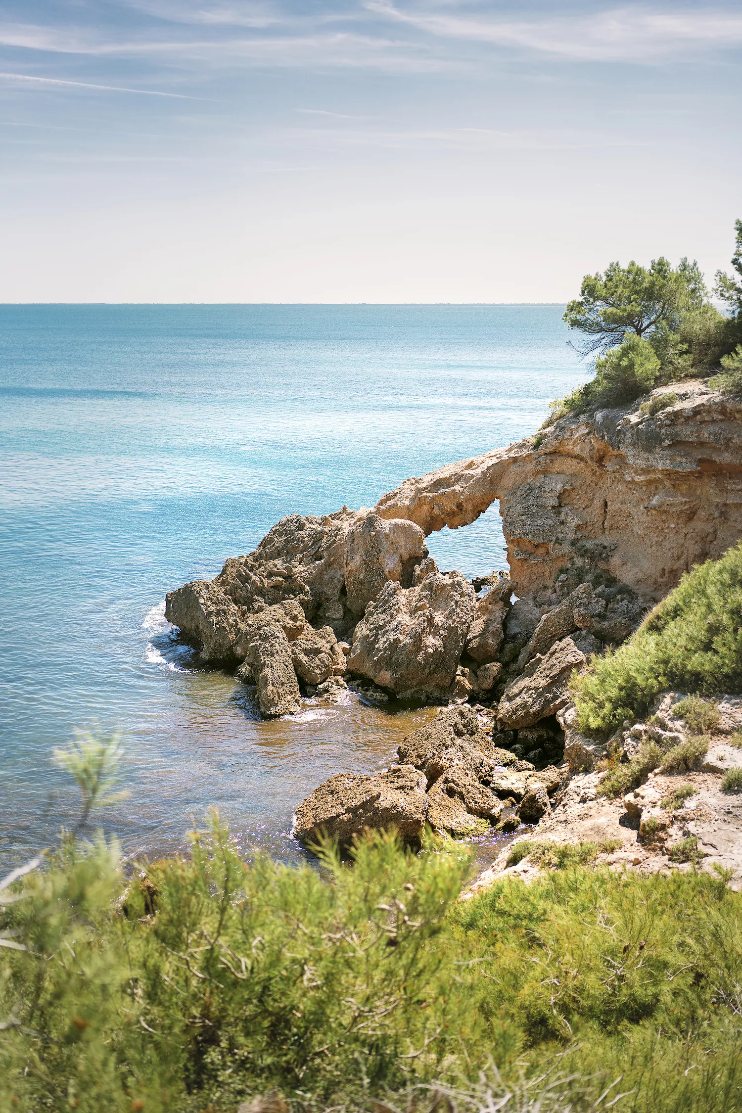 El paisatge de costa entre l’Ametlla de Mar i l’Hospitalet de l’Infant va captivar l’equip de la ruta Terra de Mar