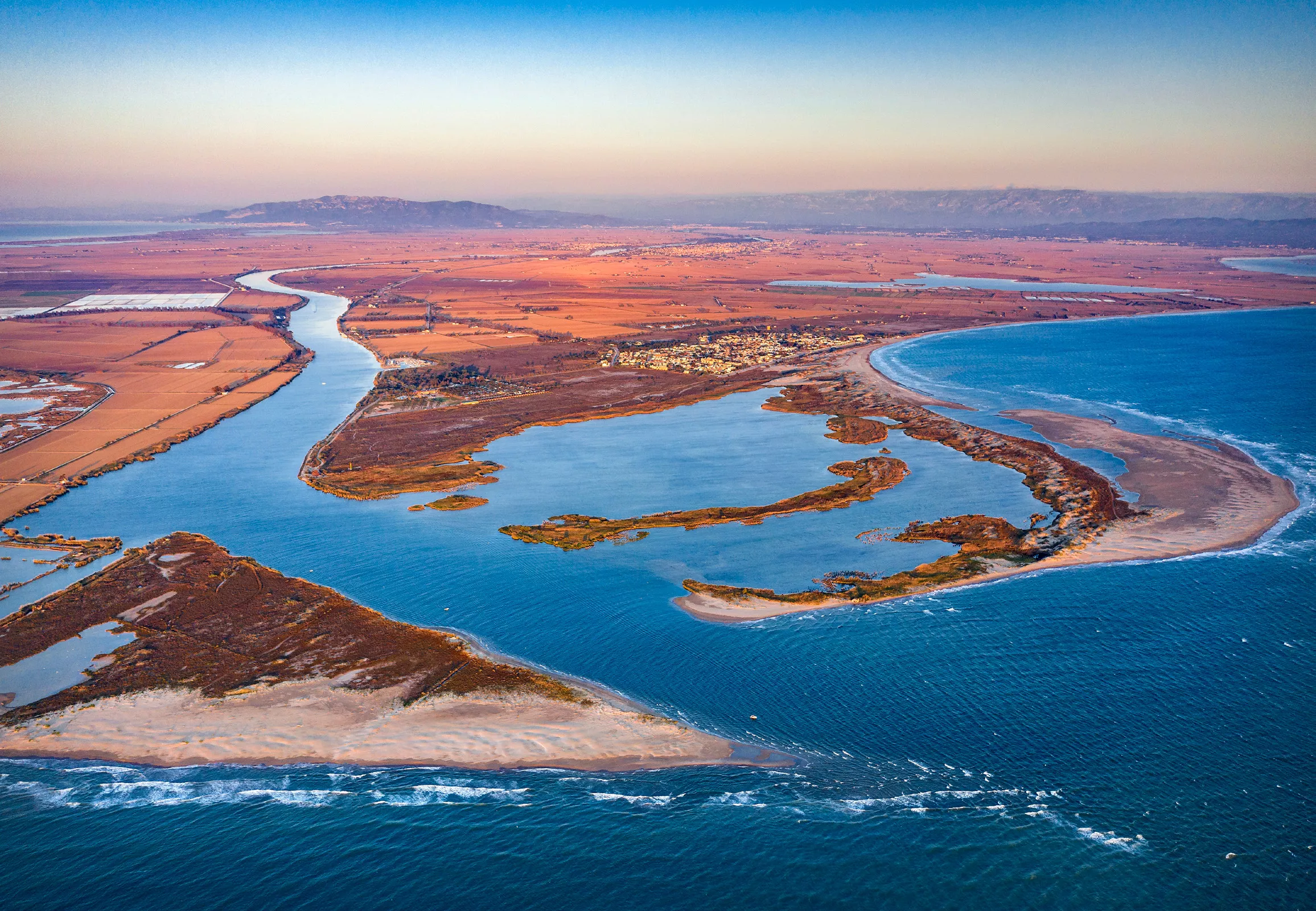 La desembocadura del Delta