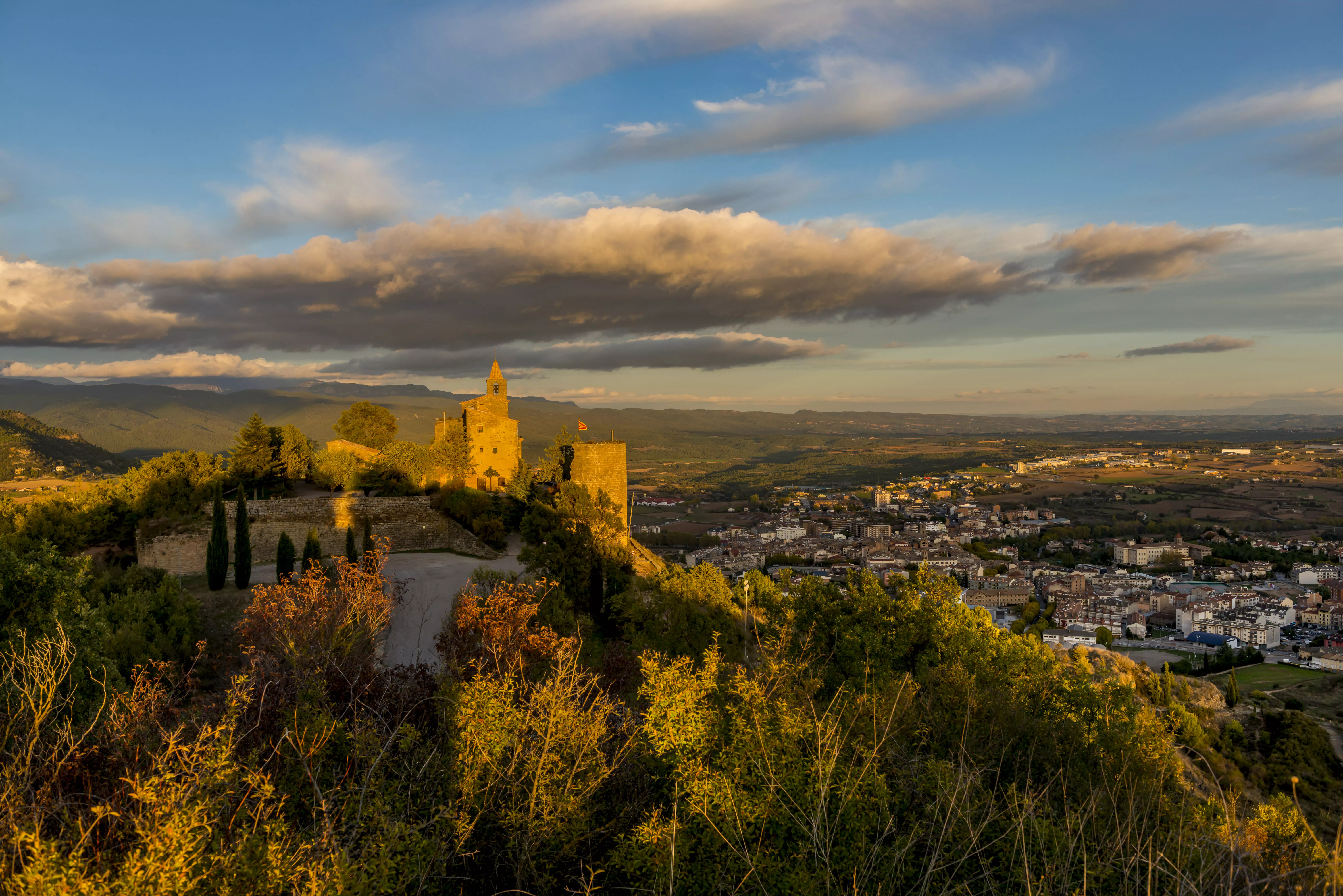 Capvespre des de la talaia del Castellvell