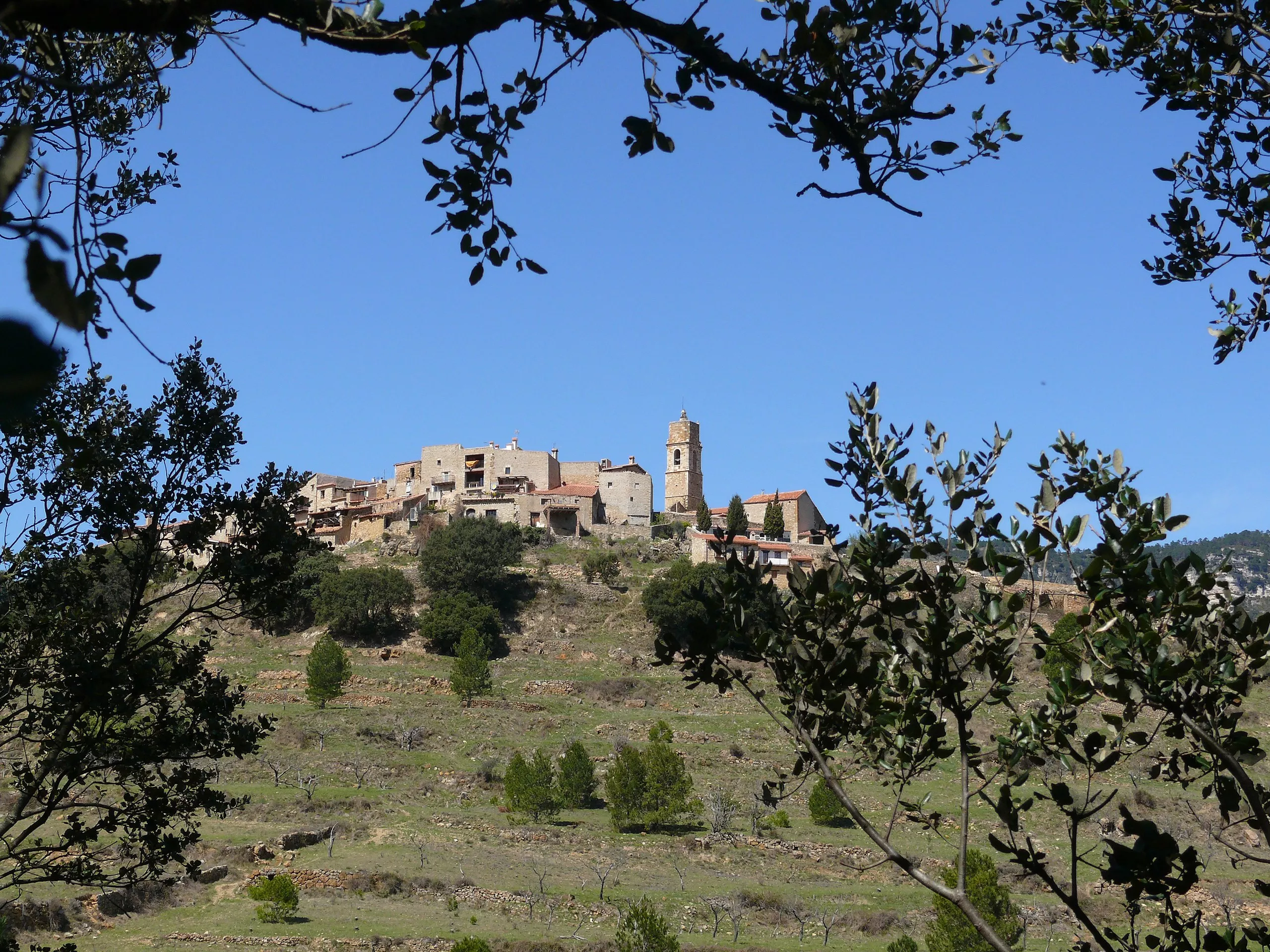 El Bellestar fou construït sobre un turó, a 710 metres d'altitud.