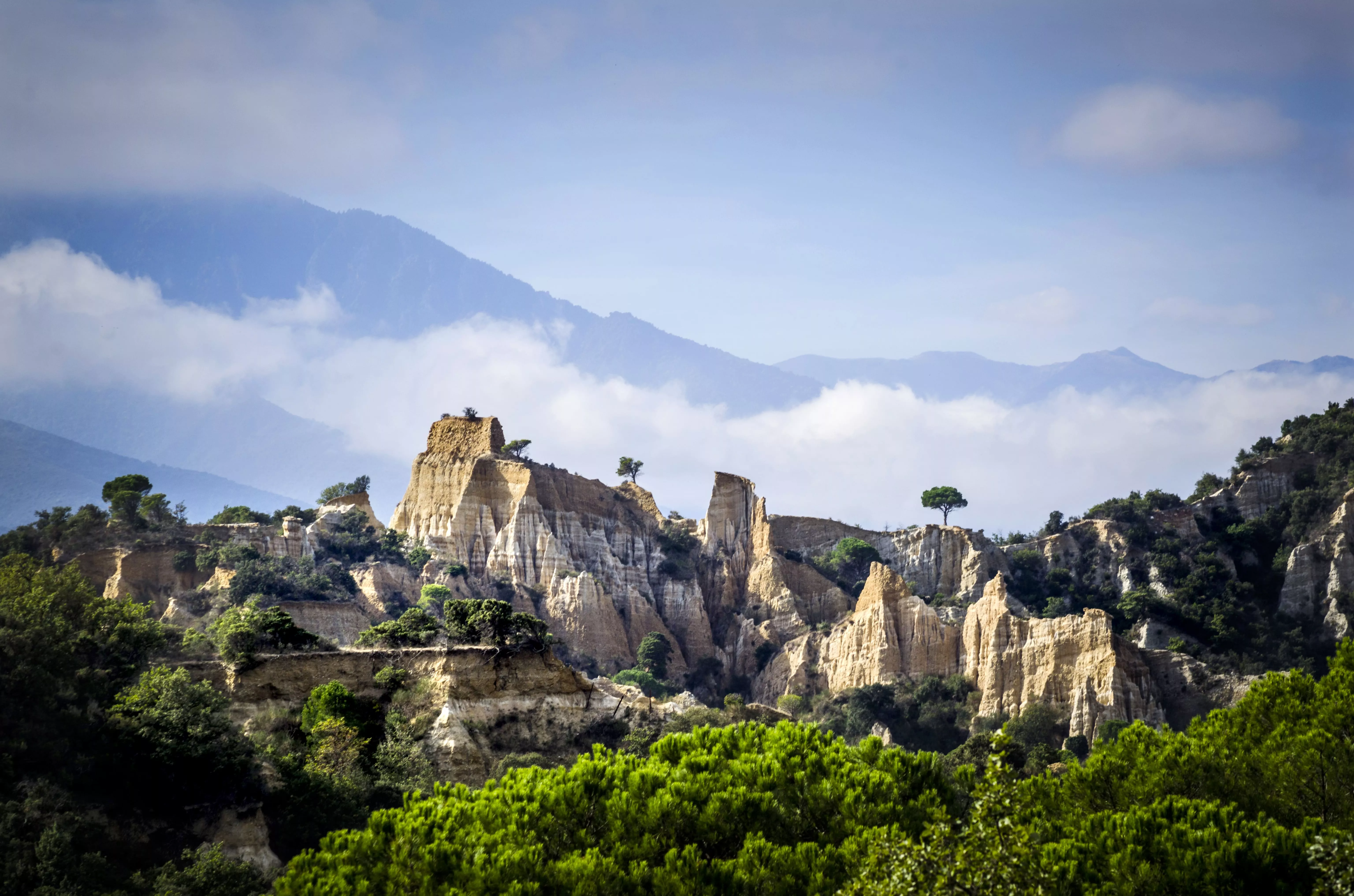 Els Terrers d’Illa, anomenats també ‘orgues’ per les formes verticals