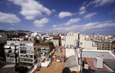 Panoràmica d'edificis de Barcelona