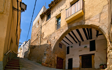 Un carreró de l'Espluga de Francolí