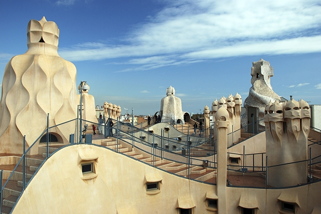 El terrat de la Pedrera