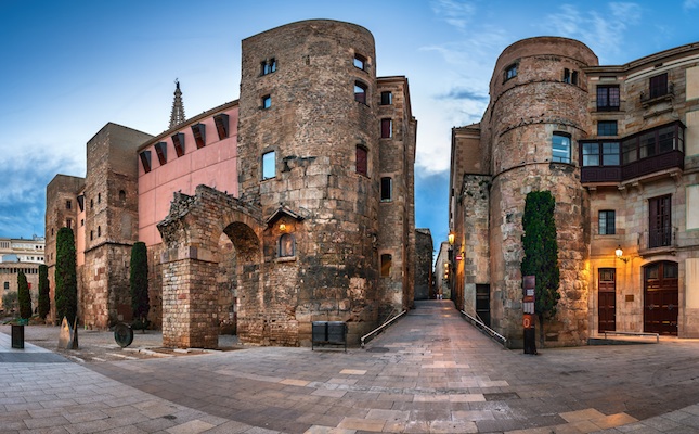 La plaça de la Catedral, al barri Gòtic de Barcelona