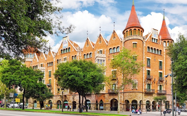 La Casa de les Punxes, a l'avinguda Diagonal de Barcelona