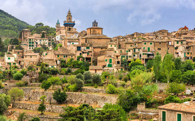 Vista del pobe de Valldemossa, a Mallorca