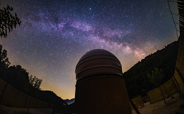 L’increïble cel d’estrelles que s’observa des de l’Observatori d’Albanyà