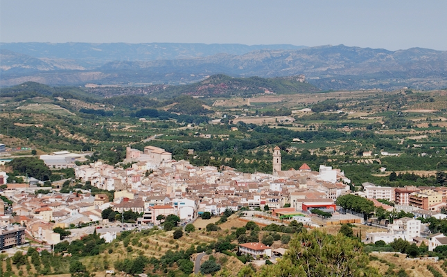 Una vista panoràmica de Falset, la capital del Priorat