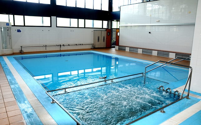 Una de les piscines del Balneari Montanejos, al País Valencià