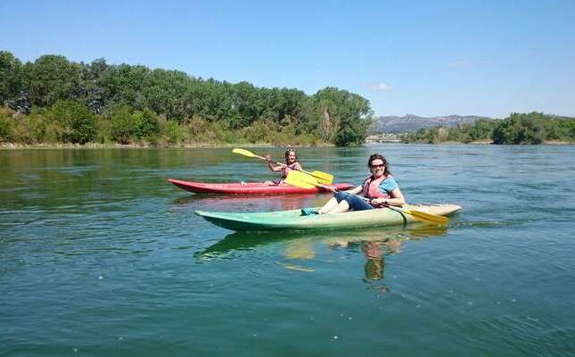 Excursió en kayak pel riu Ebre