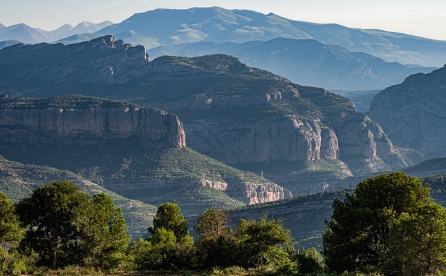 Boumort vist des d'Hortoneda, al Pallars Jussà