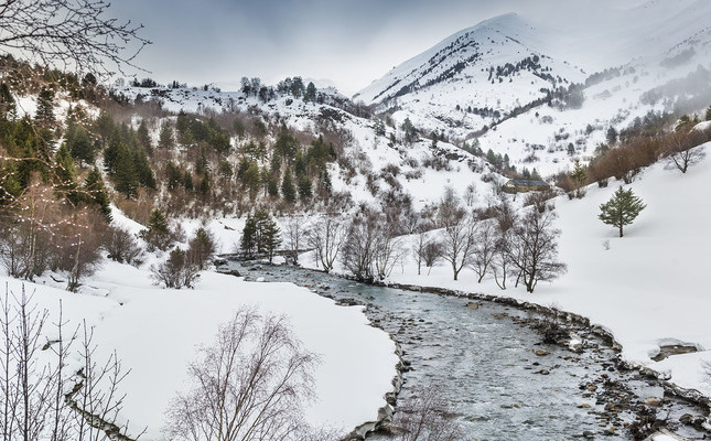 El tram alt de la Noguera Pallaresa, al Pallars Sobirà