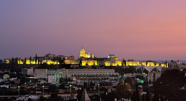 La ciutat de Tarragona des de la muntanya de l'Oliva