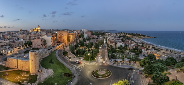 Vistes des de la terrassa del bar/restaurant de l'hotel H10 Imperial Tarraco