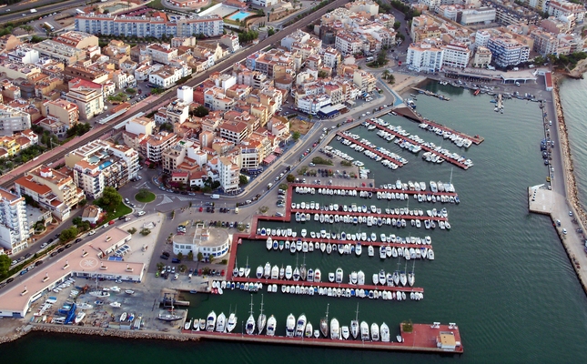 L’Ampolla i el seu port, a vista d’ocell - L'Ampolla i el seu port, a vista d'ocell