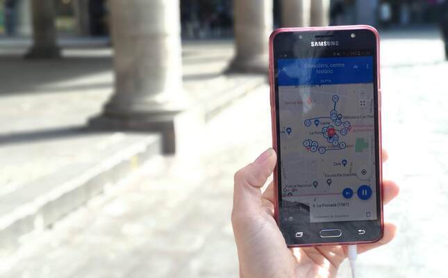 L'app IZI Travel permet fer dues rutes pel centre històric de Granollers