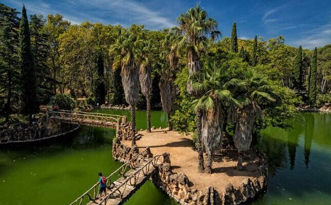 L'estany del parc Samà de Cambrils