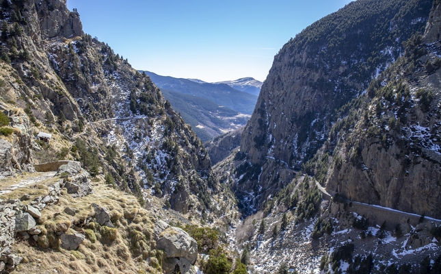 Un paisatge de la vall de Núria