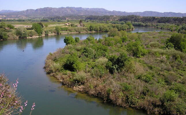 El riu Ebre al voltant de Miravet