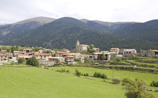 El poble de Viliella, a la Baixa Cerdanya