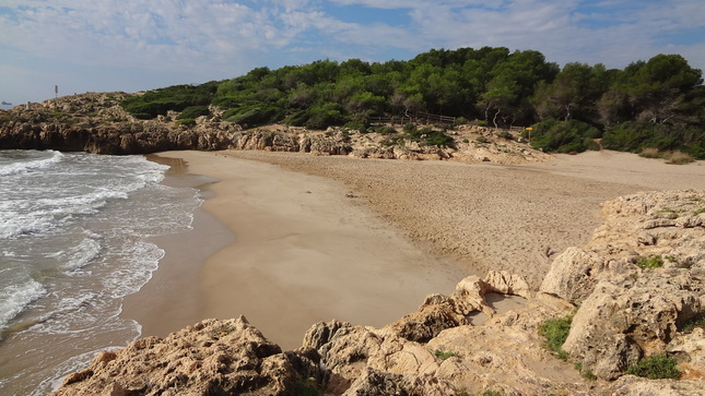 La platja dels Capellans, a Tarragona