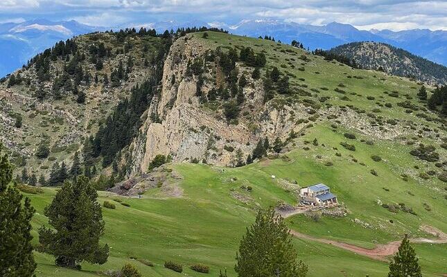 Refugi del Prat d’Aguiló, un dels allotjaments de la travessa Cavalls del Vent