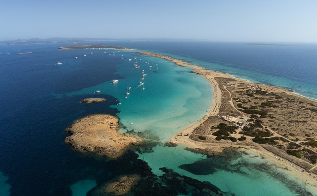 La paradisíaca platja de ses Illetes a Formentera