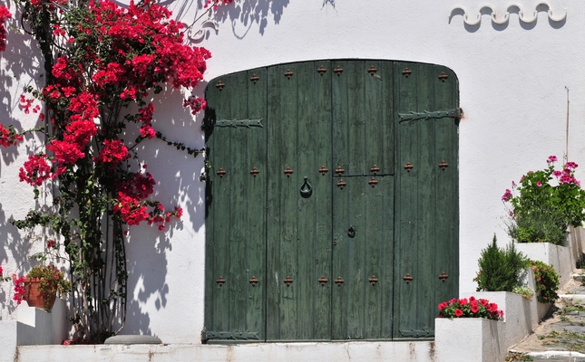 Detall d’una casa de Cadaqués