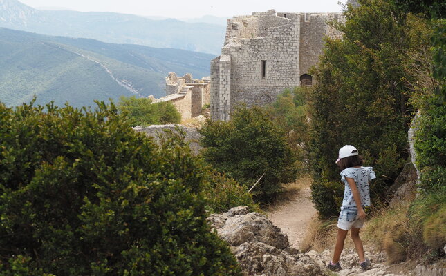 Recinte del castell de Termes, al poble del mateix nom