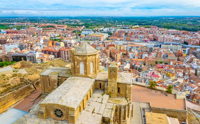 La Seu Vella presidint la ciutat de Lleida