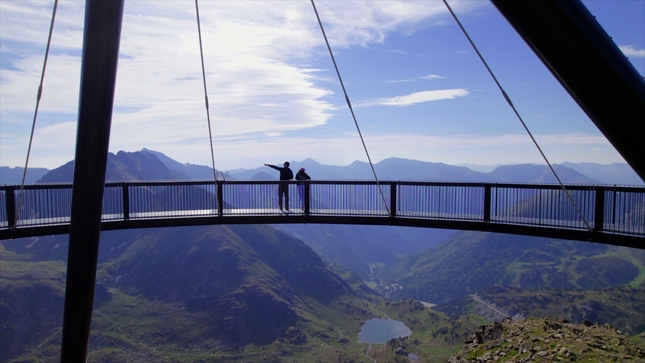 L’espectacular estructura del mirador de Tristaina - L'espectacular estructura del mirador de Tristaina