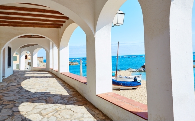 Les famoses voltes de Port Bo, a Calella de Palafrugell