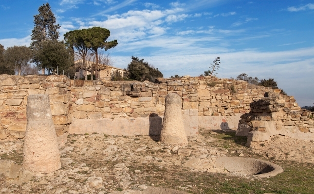 Una part de les ruïnes arqueològiques d’Ullastret