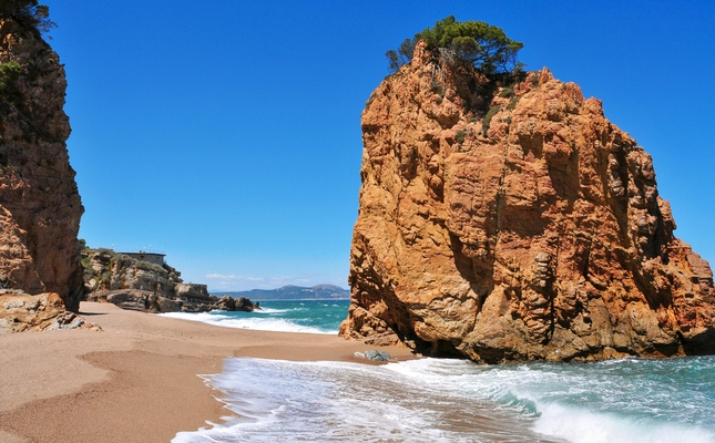 L’illot vermellós a la idíl·lica platja de l’Illa Roja 
 