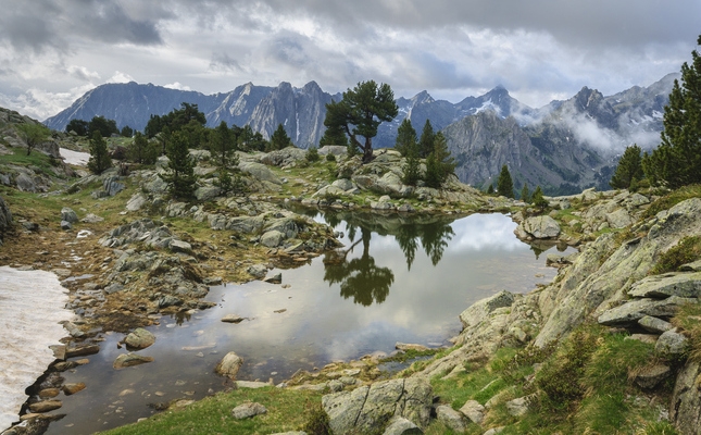 Vista des del refugi d'Amitges