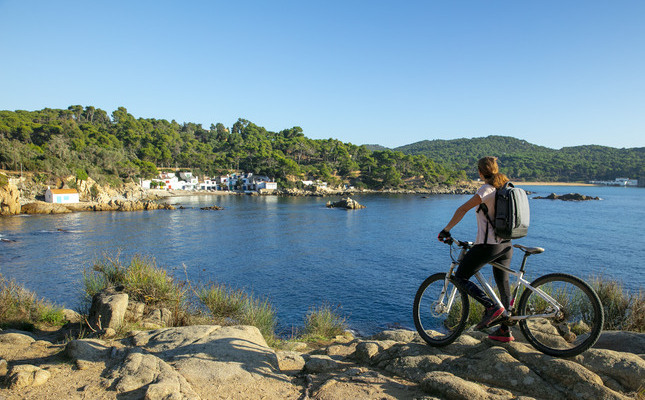 El camí de ronda al seu pas per Cala s’Alguer 
 