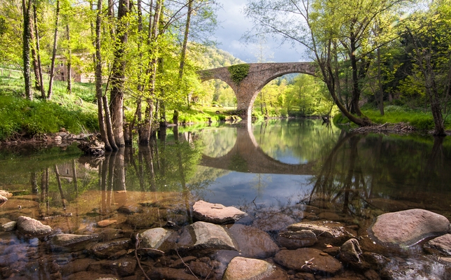 La Riera Major i el pont de Malafogassa 