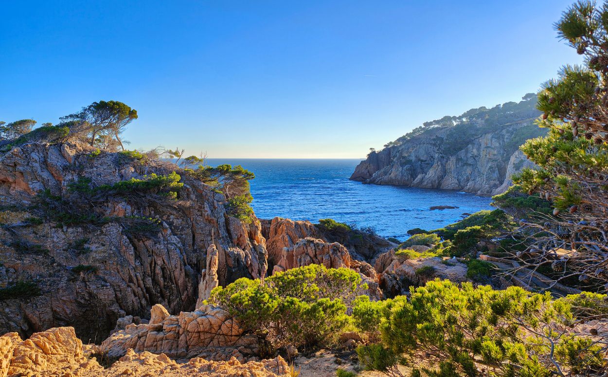 Espectacular cala d'un dels trams del camí de ronda a Begur