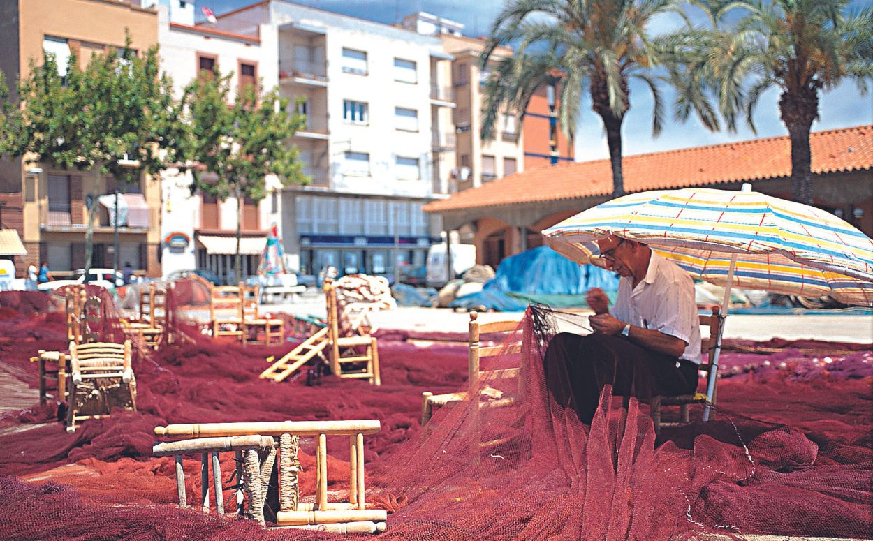 El barri mariner del Serrallo al Port de Tarragona, a la Costa Daurada
 