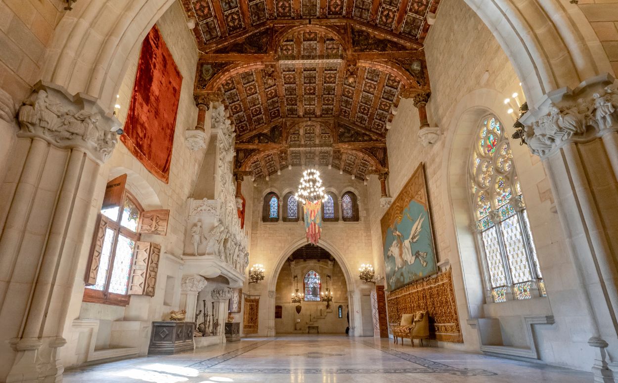 Sala del tron del castell de Santa Florentina