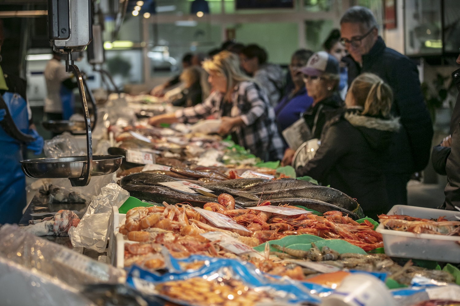 La peixateria Savall, un magnífic aparador del peix que es pesca en aquesta costa