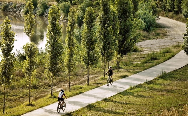 Els espais verds del Llobregat abans d'arribar a la mar - Gràcies a la recuperació d’ecosistemes i zones humides, avui és possible gaudir de la flora i la fauna autòctones que habiten les ribes del Llobregat al seu pas per l’Àrea Metropolitana. La ruta transcorre pel Parc Riu Llobregat i entre Sant Boi i el Prat per descobrir-nos espais naturals sorprenents.