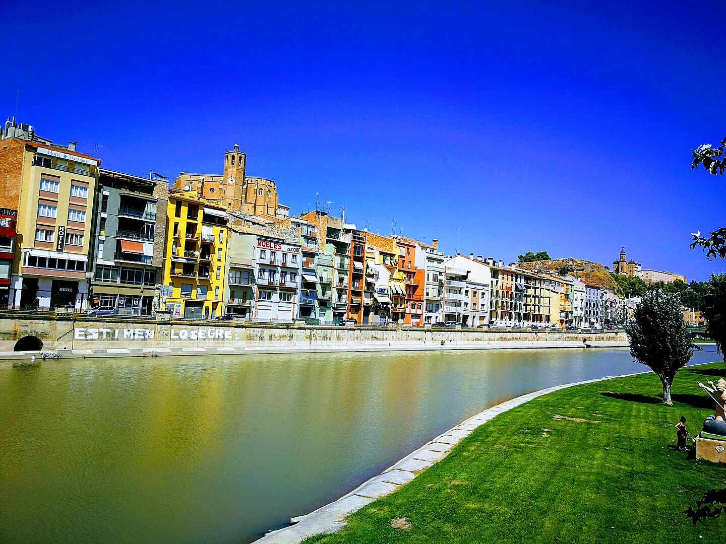 El riu Segre passa per Balaguer