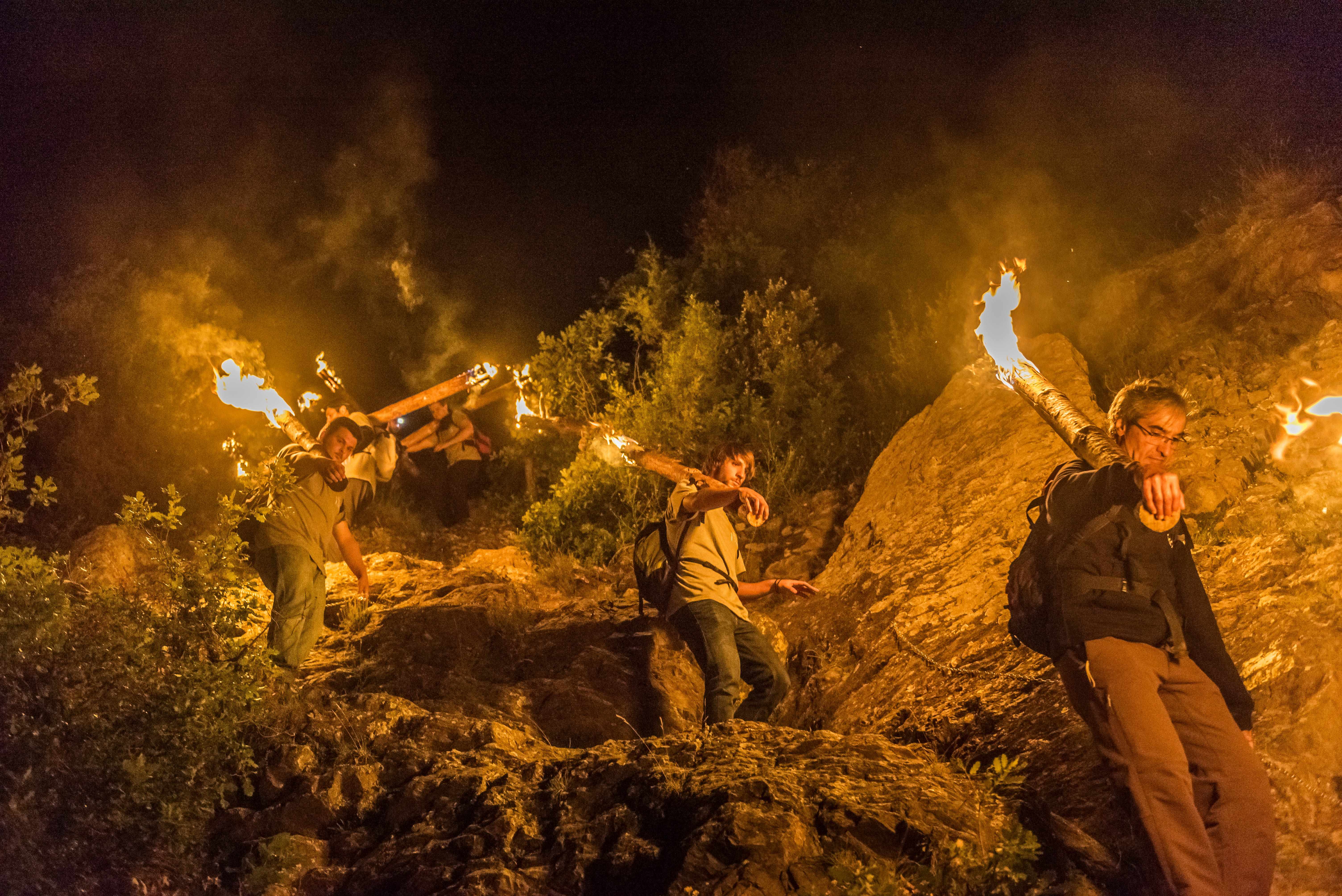 Falles a Alins  i també a Isil