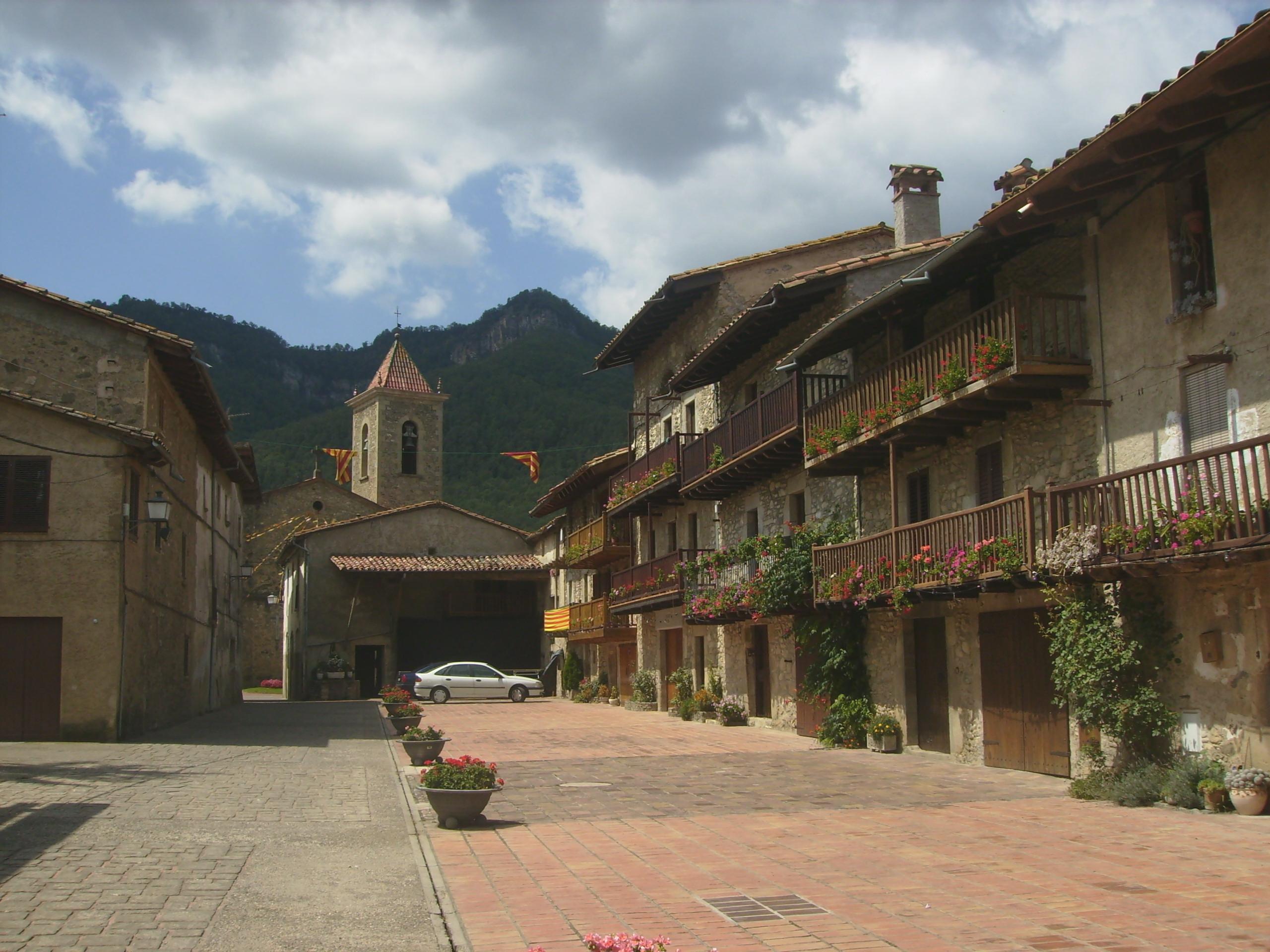 La Vall d'en Bas, a la comarca de la Garrotxa