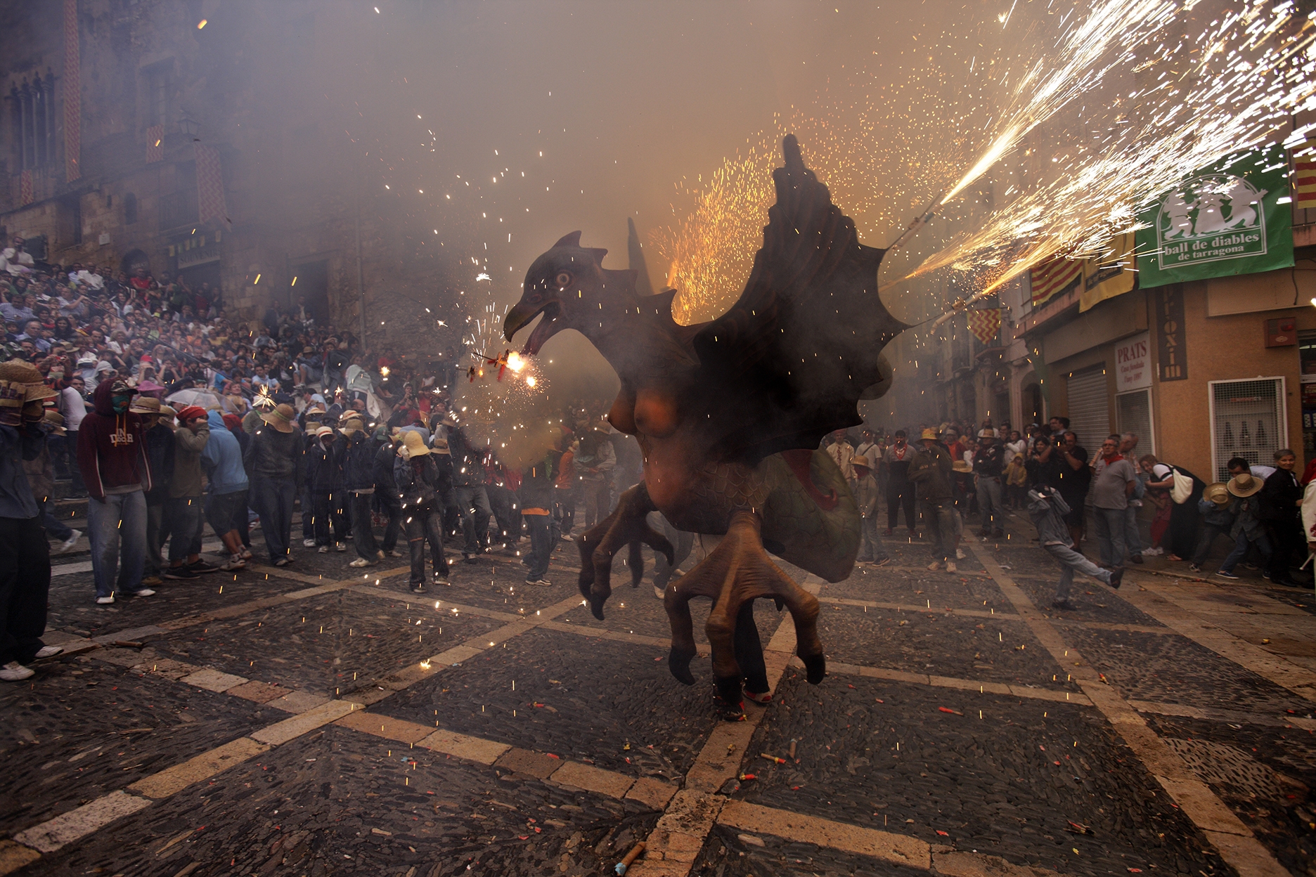 La Víbria de Tarragona durant les festes de Santa Tecla