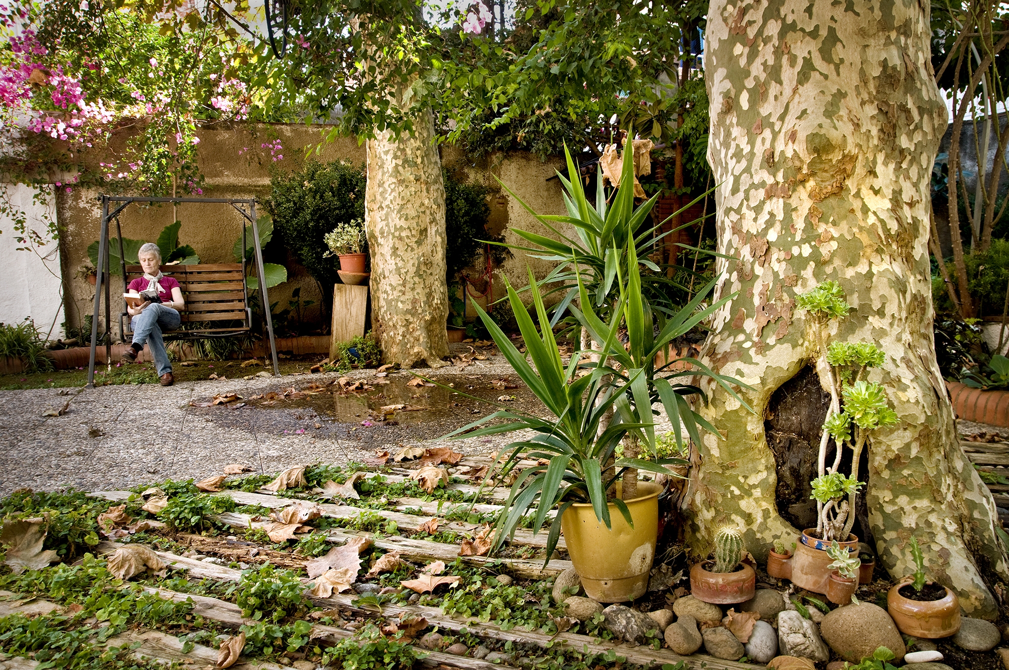 El típic badiu era la zona de serveis de la casa.